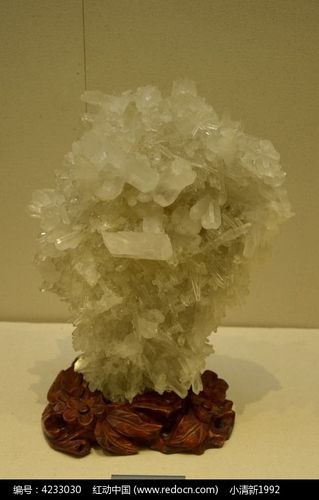 水晶 重晶石图片